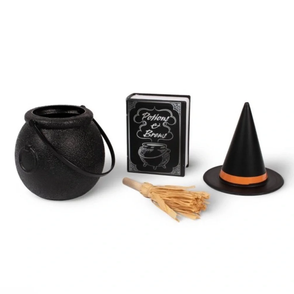 New! Target Bullseye Halloween Miniature Witch's Tools 4ct Box Set